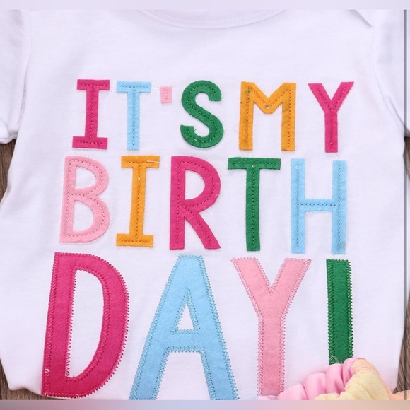 It’s my Birth Day outfit size 3-4 years - Picture 3 of 4